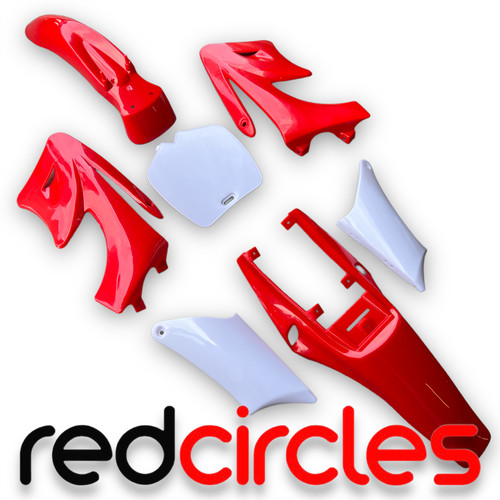 Kit plastica rosso 49cc - plastica,