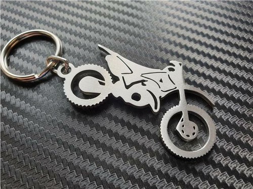 Motocross bike keyring - motocross,